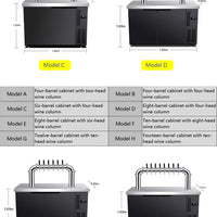 Commercial Draft Beer Cooler &amp; Dispenser — 2–10 Taps image preview