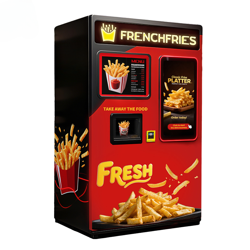 Automatic French Fry Vending Machine — 32-Inch Touchscreen