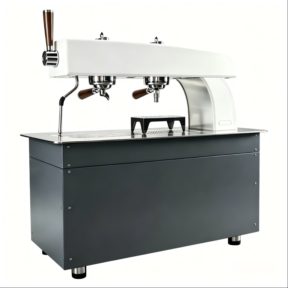 Commercial Dual-Boiler Espresso & Teapresso Machine — Dual Touchscreen