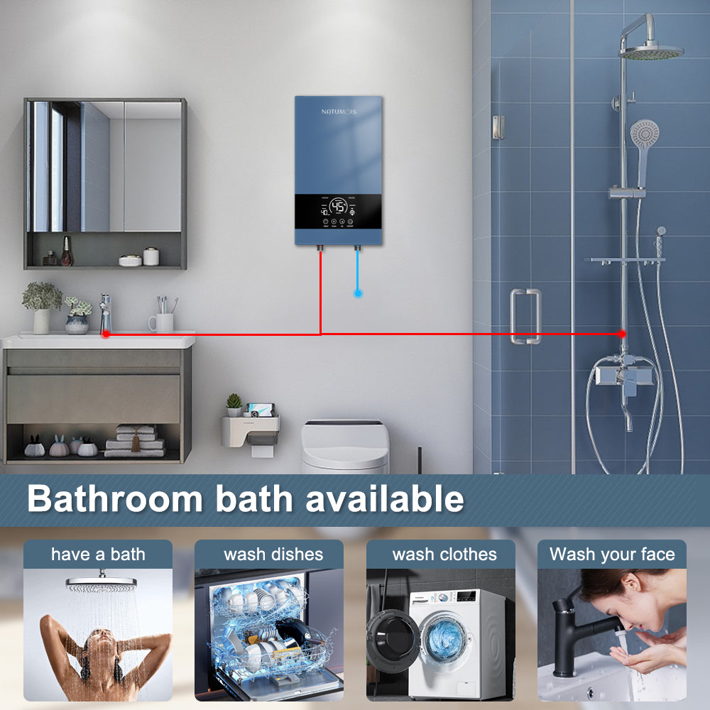 Tankless Electric Instant Water Heater — 8500 W, Touch Control