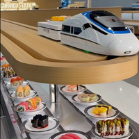 Kaiten Sushi Conveyor Belt with Food Delivery Robot image preview