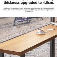 Commercial Bar Furniture Set — Solid Wood Tables &amp; Bar Stools image preview