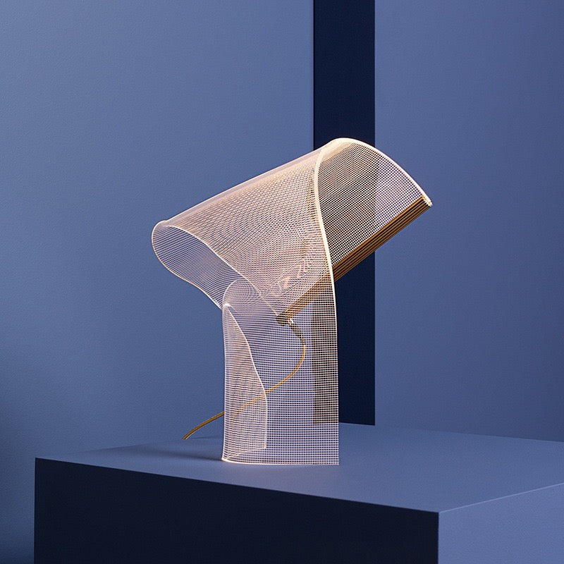Modern Geometric Acrylic LED Floor Lamp