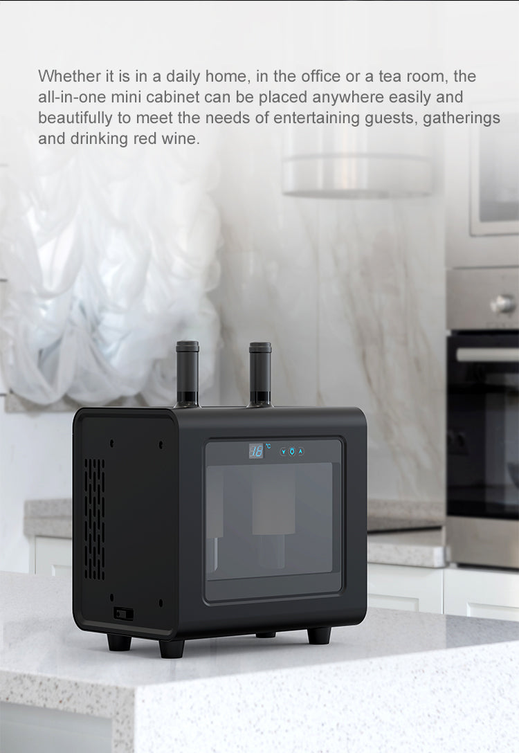 Thermoelectric Mini Wine Cooler — 2-Bottle