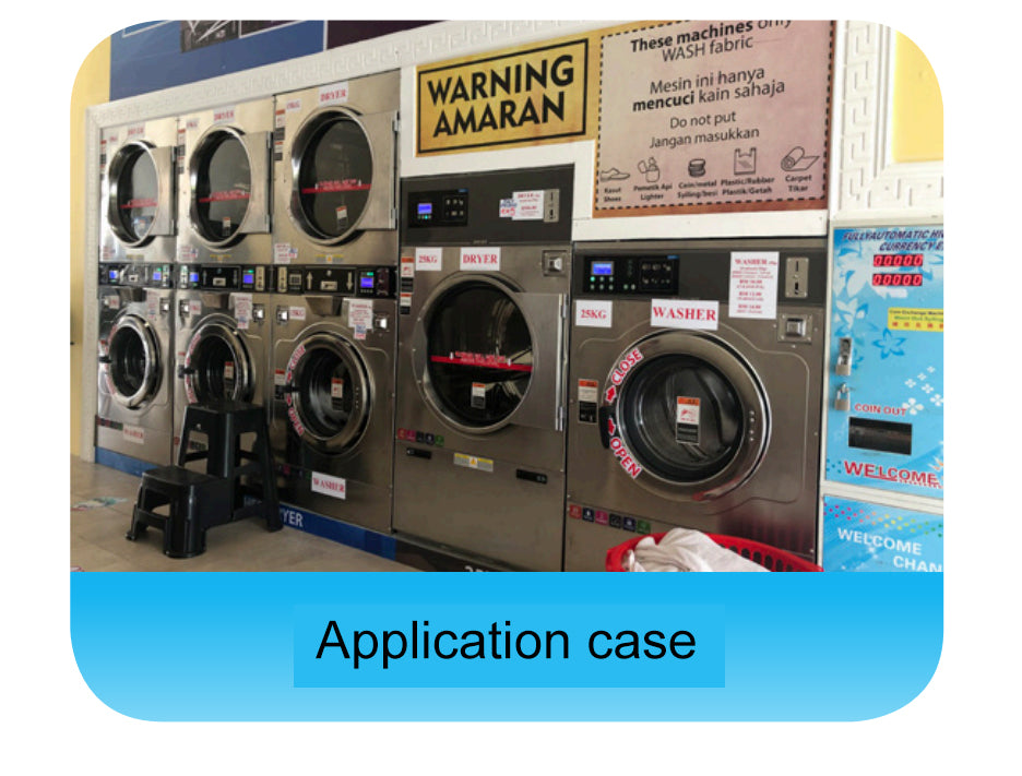Commercial Washer-Extractor-Dryer Combo — Stainless Steel