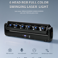 6-Head Moving Head Laser — RGB 6×500 mW with DMX512 image preview