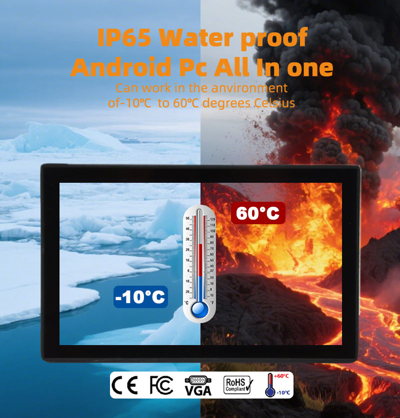 Industrial IP65 Waterproof Capacitive Touch Screen Monitor