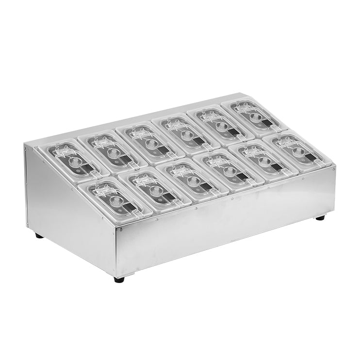 Stainless Steel Seasoning Dispenser — Reusable Bar & Restaurant Caddy