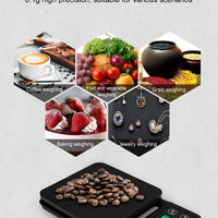 Digital Coffee Scale with Timer — 3 kg, 0.1 g image preview