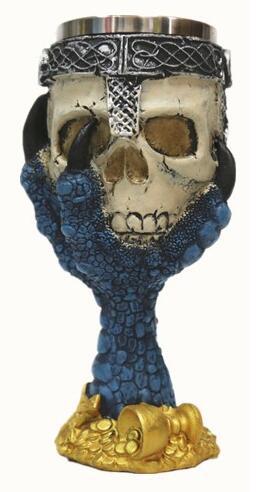 D&D Skull Goblet with Stainless Steel Lining