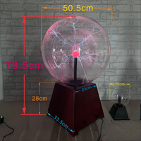 20-Inch Plasma Ball Lamp — Touch-Sensitive Lightning Globe image preview