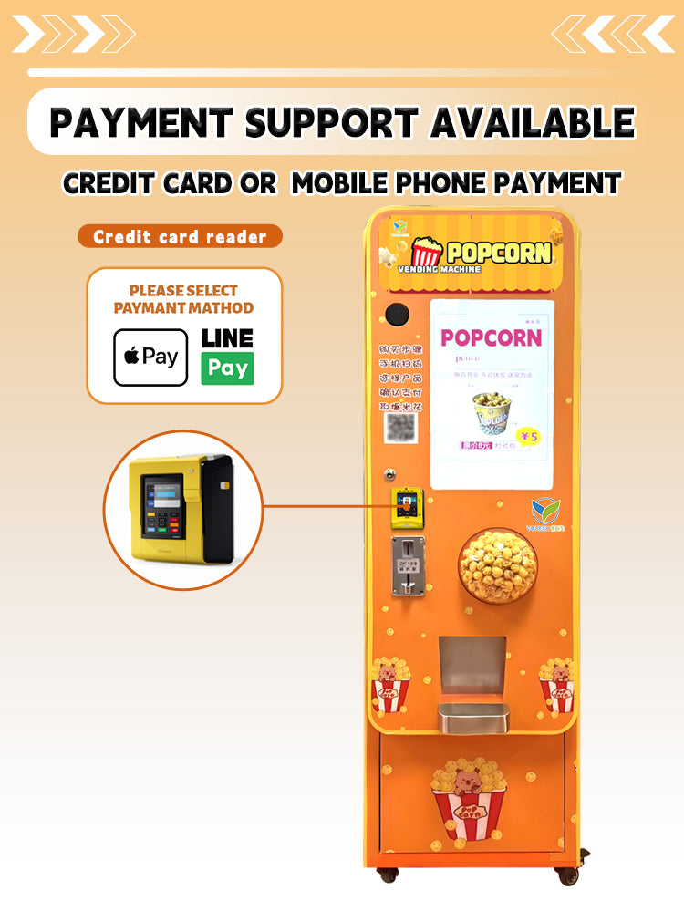 Commercial Touchscreen Popcorn Vending Machine