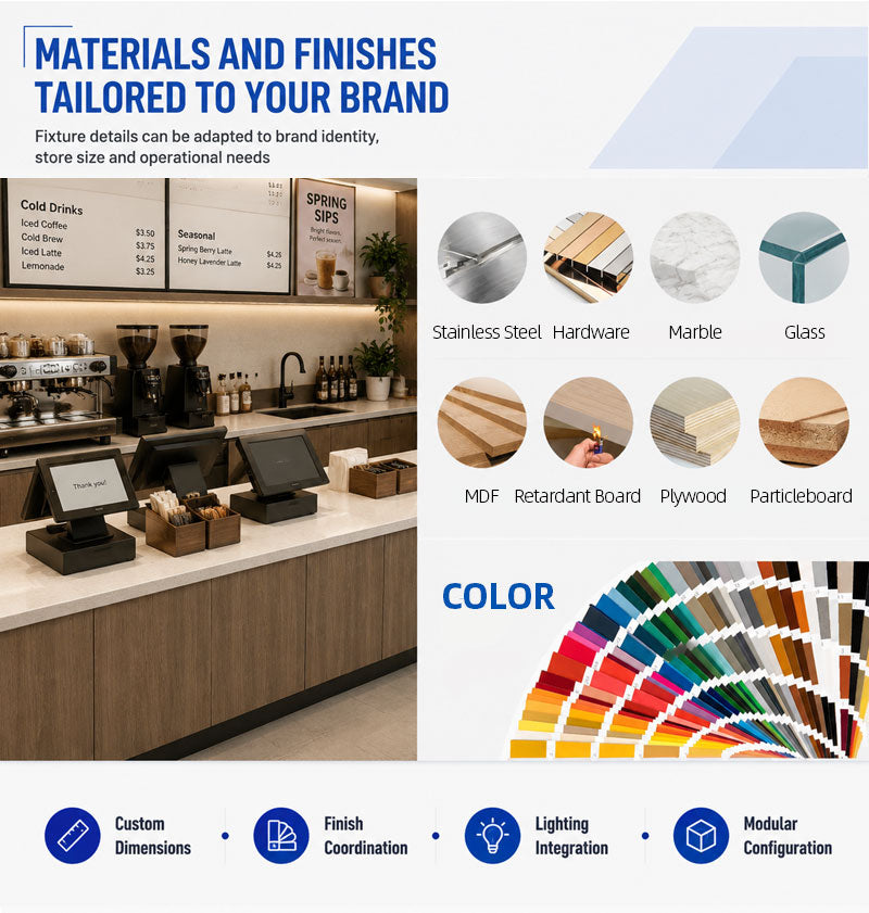 Turnkey Cafe Fitout — Custom Counter, Back Bar & Display