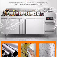 Custom Cocktail Bar Station — Refrigerated Underbar Workstation image preview