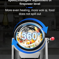Commercial Automatic Stir-Fry Cooking Robot — Electric Wok Machine image preview