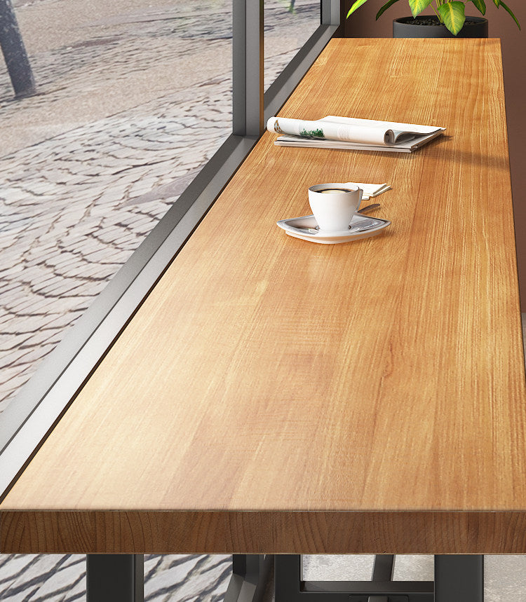 Commercial Bar Furniture Set — Solid Wood Tables & Bar Stools