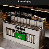 Commercial Wrought Iron Condiment Station — Self-Service Sauce Bar Counter image preview