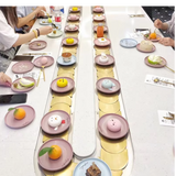 Kaiten Sushi Conveyor Belt with Food Delivery Robot