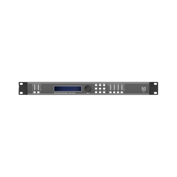Professional Digital Audio Processor — 2-In / 4-Out DSP Matrix, 1U