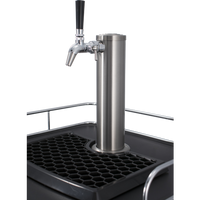 2-Tap Beer Kegerator — Stainless Steel image preview