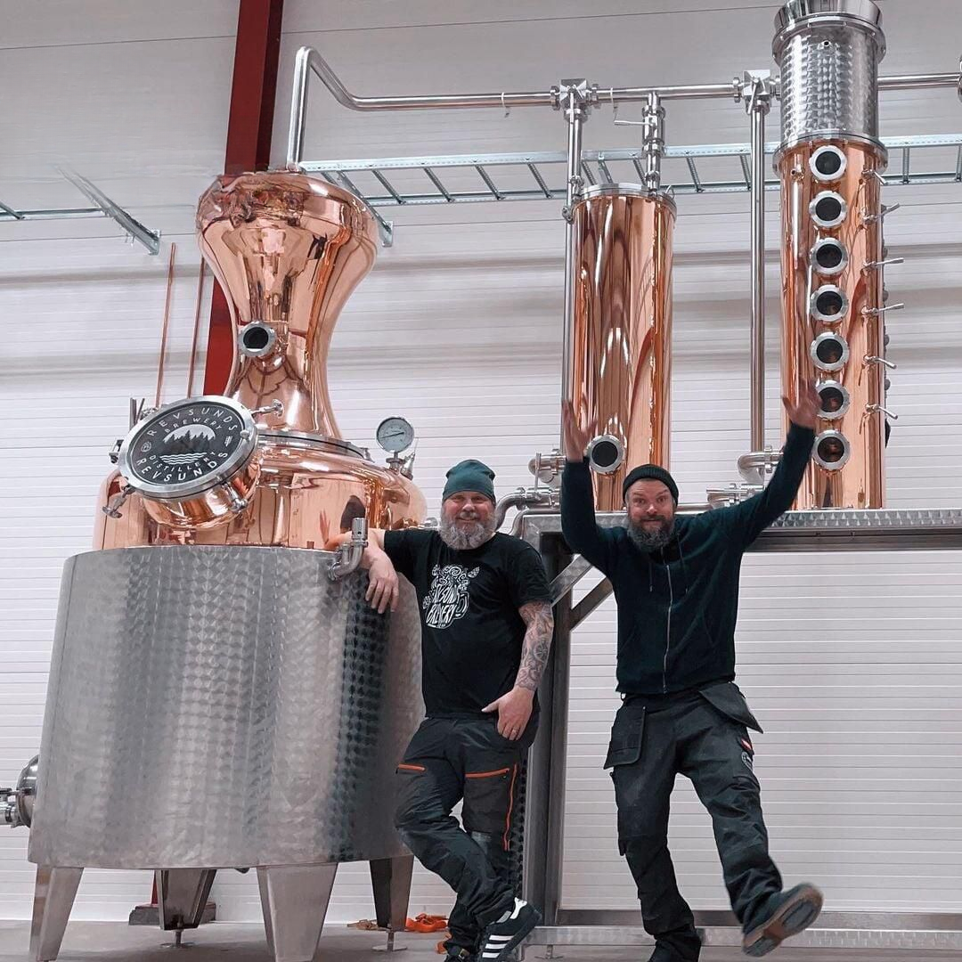 Commercial Reflux Column Still — Copper & Stainless Distillation System
