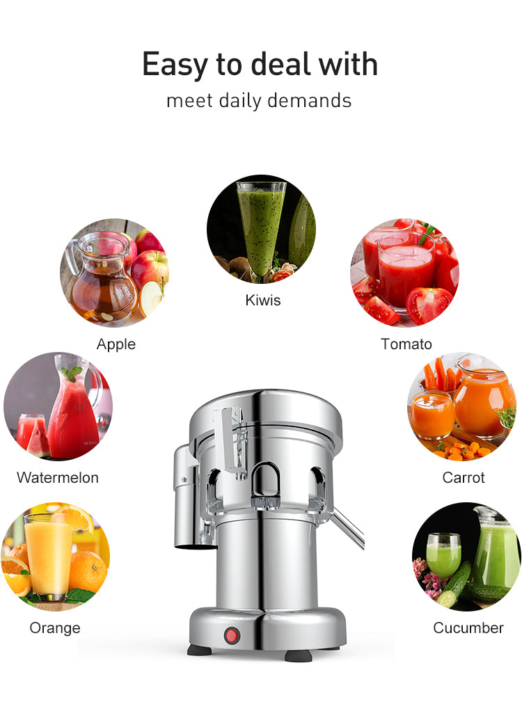 Commercial Electric Citrus Juicer — Heavy-Duty Brushless Motor