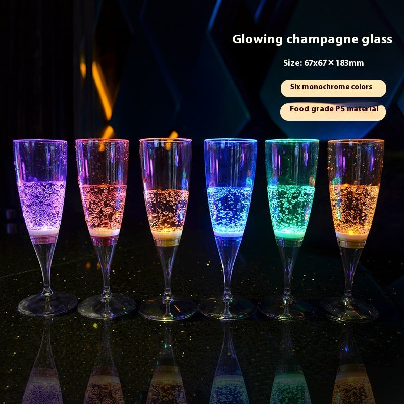 LED Illuminated Cocktail Glass Set (6 Pc.)