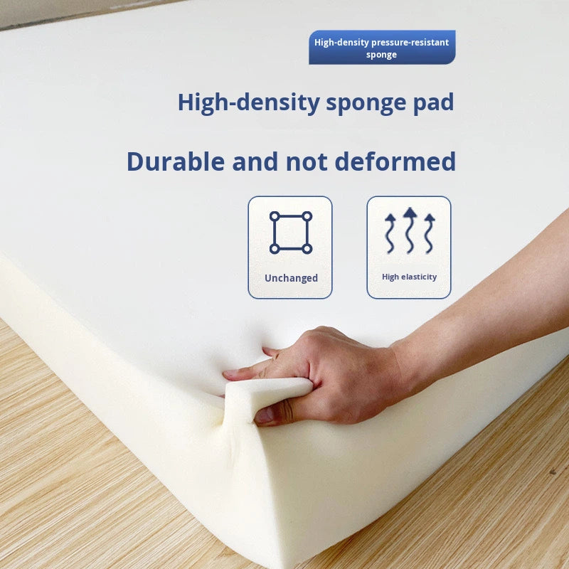 Foldable High-Density Foam Mattress Topper — Medium Firmness