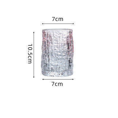 Gradient Color Glass with Tree Texture