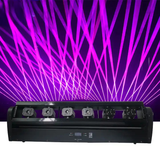 6-Head Moving Head Laser — RGB 6×500 mW with DMX512