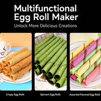 Commercial Automatic Egg Roll Maker — 6-Roll Gas image preview