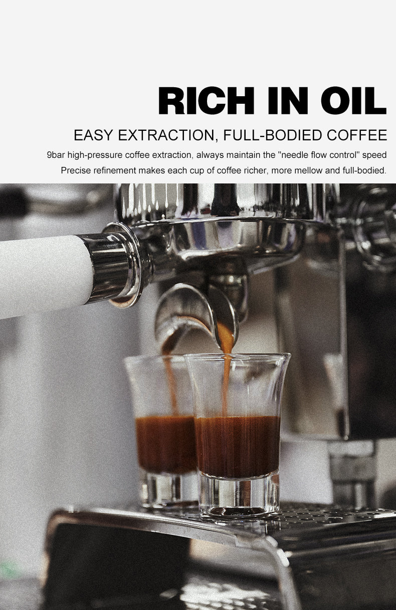 Commercial 3-Group Semi-Automatic Espresso Machine — Heat Exchange