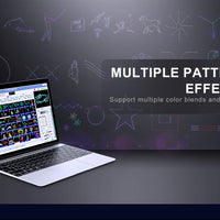 Full-Color 12W RGB Animation Laser Projector — DMX/ILDA image preview