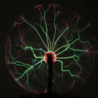 20-Inch Plasma Ball Lamp — Touch-Sensitive Lightning Globe image preview