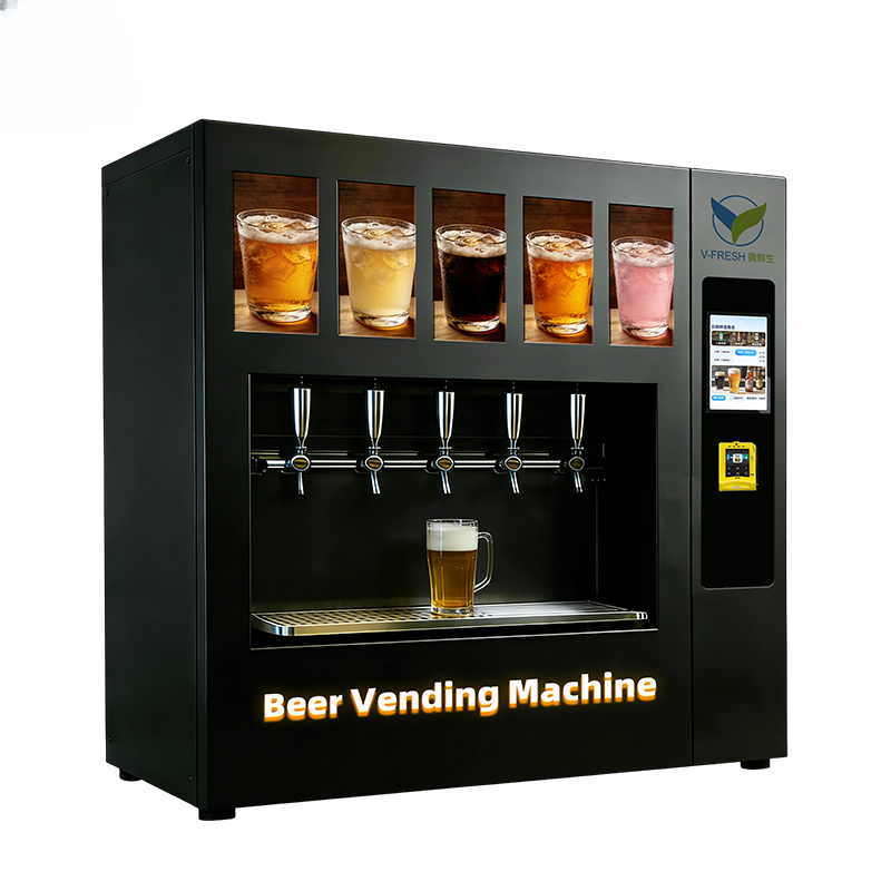 Desktop Beer Vending Machine — Self-Service with Touchscreen