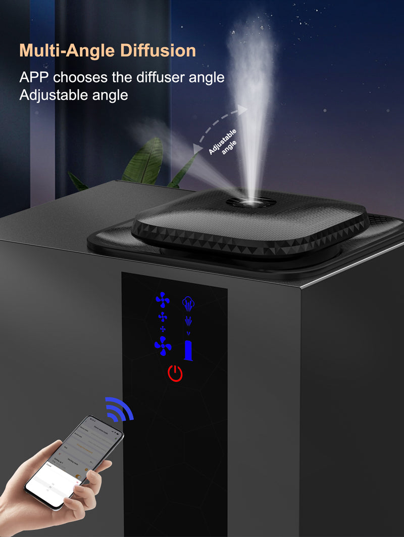 Commercial Fragrance Machine — Wi-Fi Scent Diffuser, 800 ml HVAC