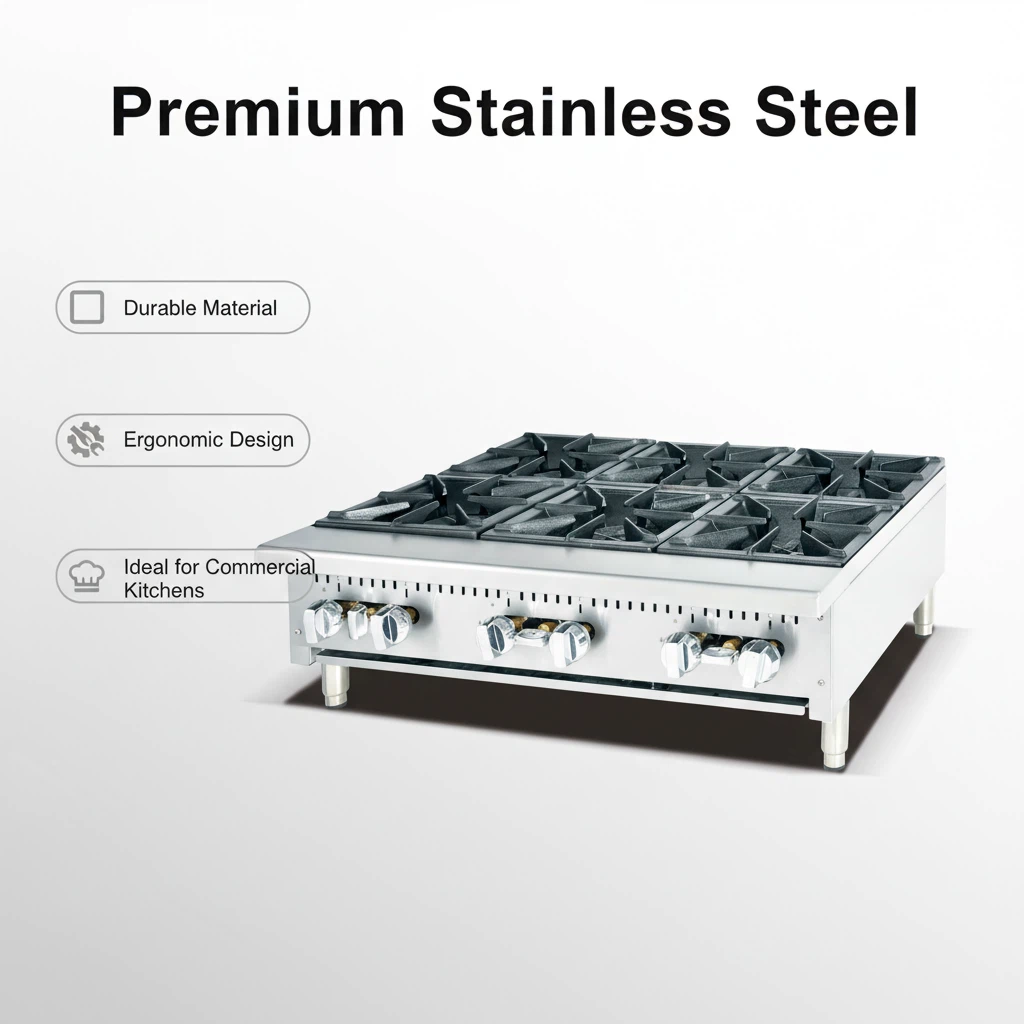 Commercial Gas Cooking Range