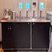 Cold Beverage Tap Dispenser — Multi-Tap Station with Undercounter Cooler image preview