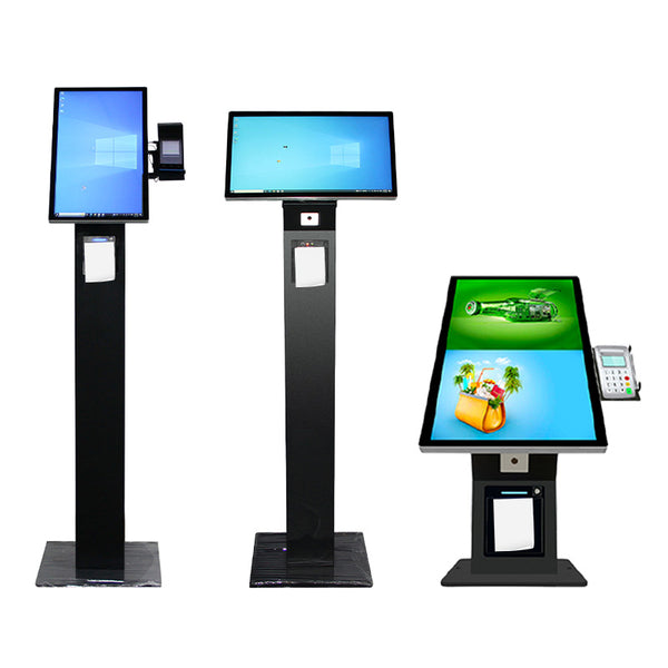 Self-Service Payment Kiosk — HD Touchscreen with Ticket Printer