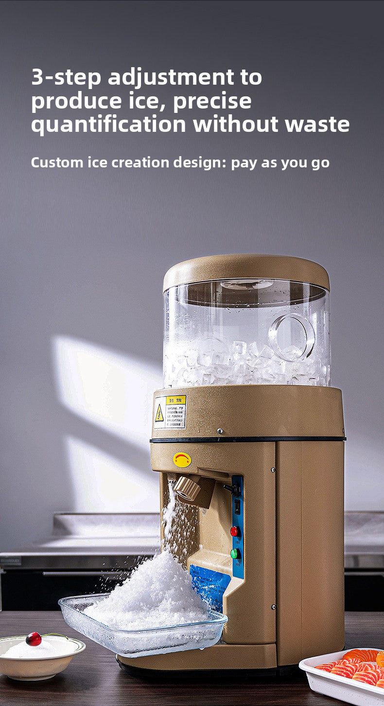 Commercial Automatic Ice Crusher — 480 kg/h