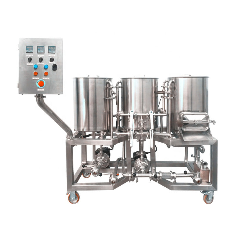 Nano Craft Beer Brewing System — 3-Vessel Electric Brewhouse