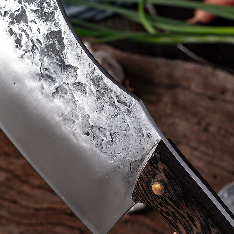 Brutal Stainless Steel Chef Knife with Wenge Handle