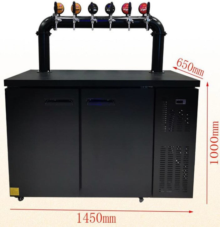 Commercial Draft Beer Kegerator (4, 6 & 8 Tap)