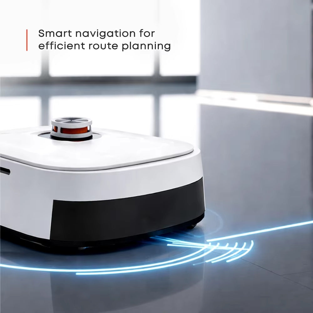 Commercial Robot Vacuum & Mop — Self-Emptying, LDS Navigation