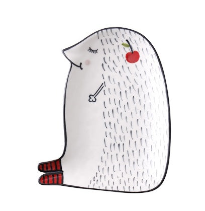 Creative Cartoon Porcelain Cute Plate Set