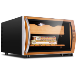 Armario humidor termoeléctrico para puros — 25 L, puerta de cristal