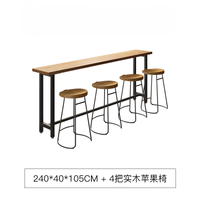Commercial Bar Furniture Set — Solid Wood Tables &amp; Bar Stools image preview