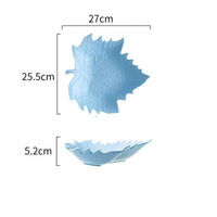 Maple Leaf &amp; Eucalyptus Ceramic Plate Collection image preview