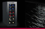 Thermoelectric Wine Refrigerator — 33L, Silent, Touchscreen