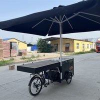 Electric Cargo Tricycle Coffee Bike — Mobile Food Cart image preview